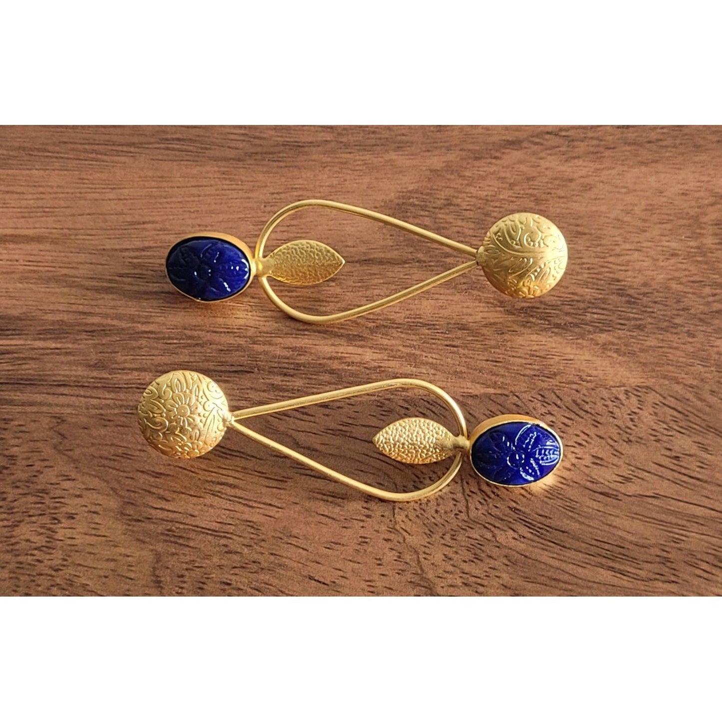 BLUE BABITA DANGLERS
