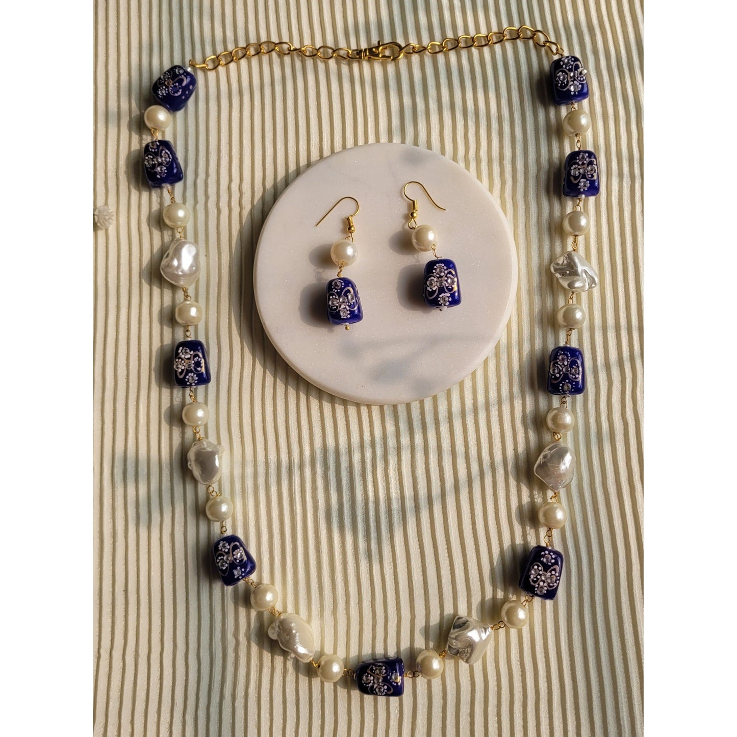 BLUE ZEENAT NECKLACE