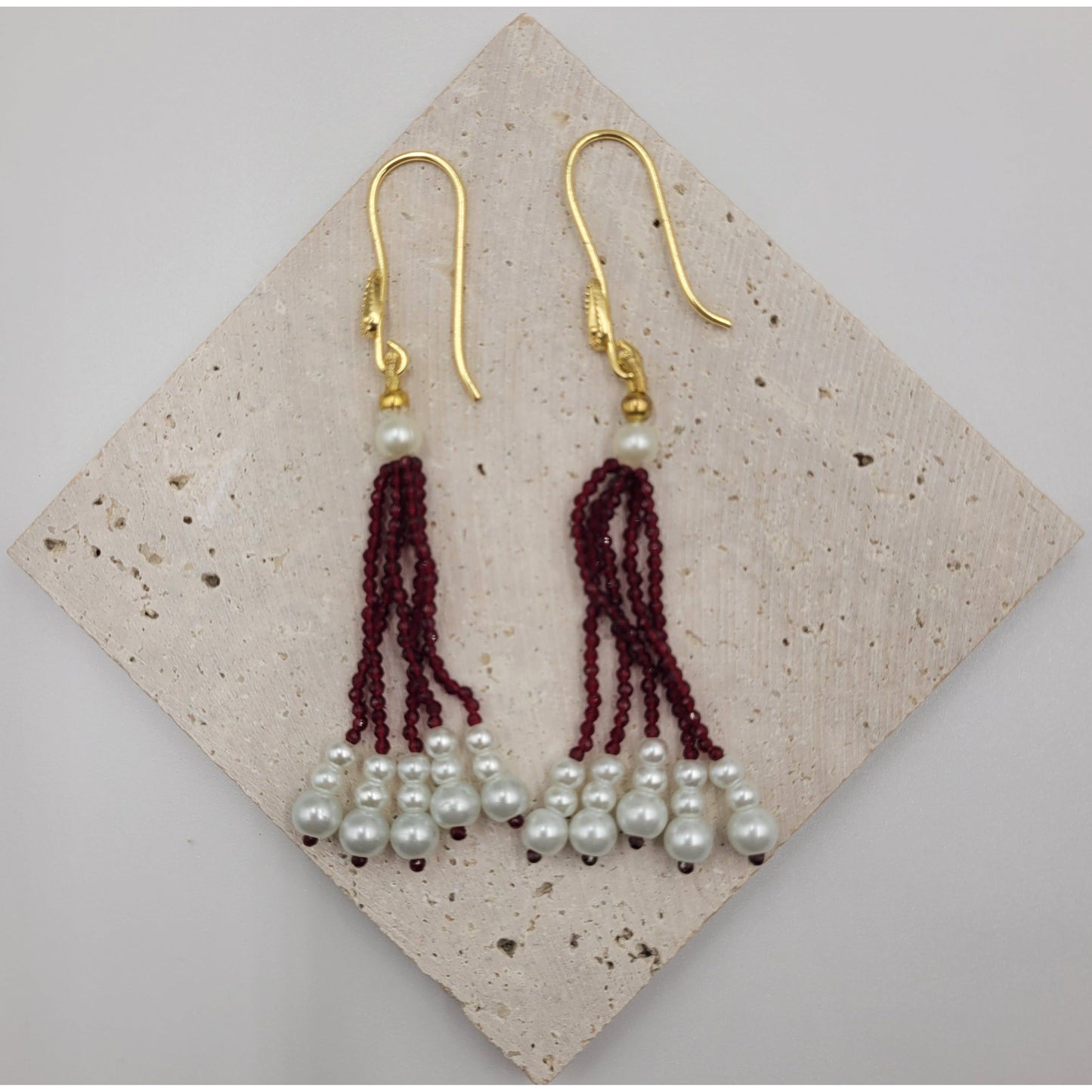 MAROON ASHIMA NECKLACE SET