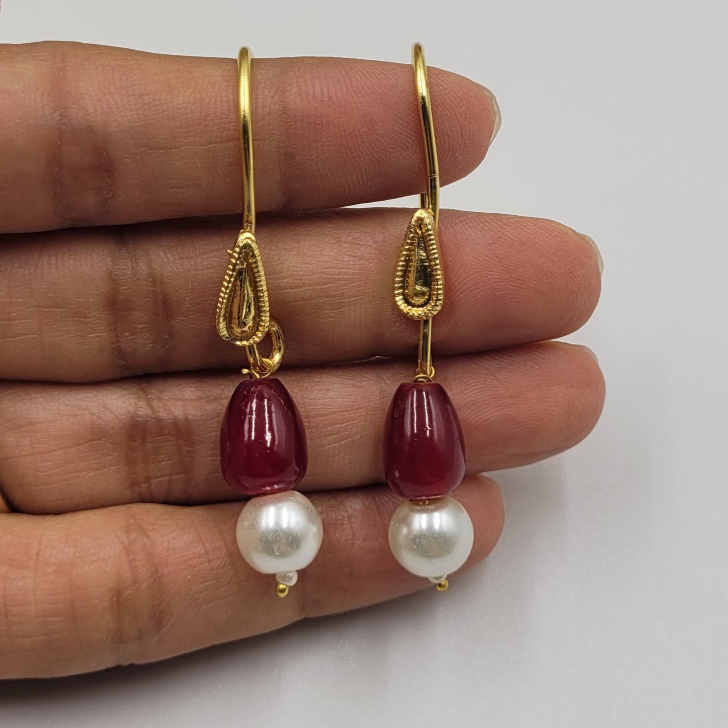 MAROON KETKI NECKLACE SET