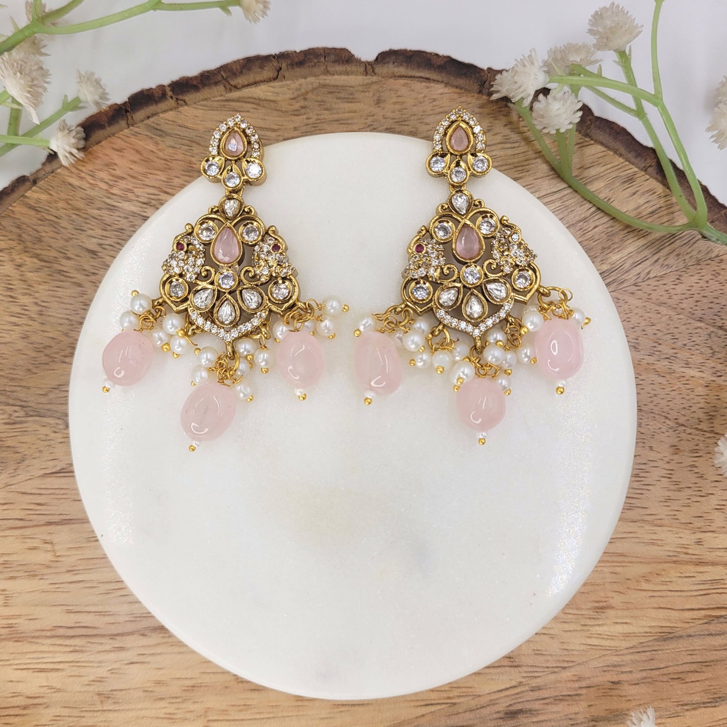 PINK ARADHYA NECKLACE SET