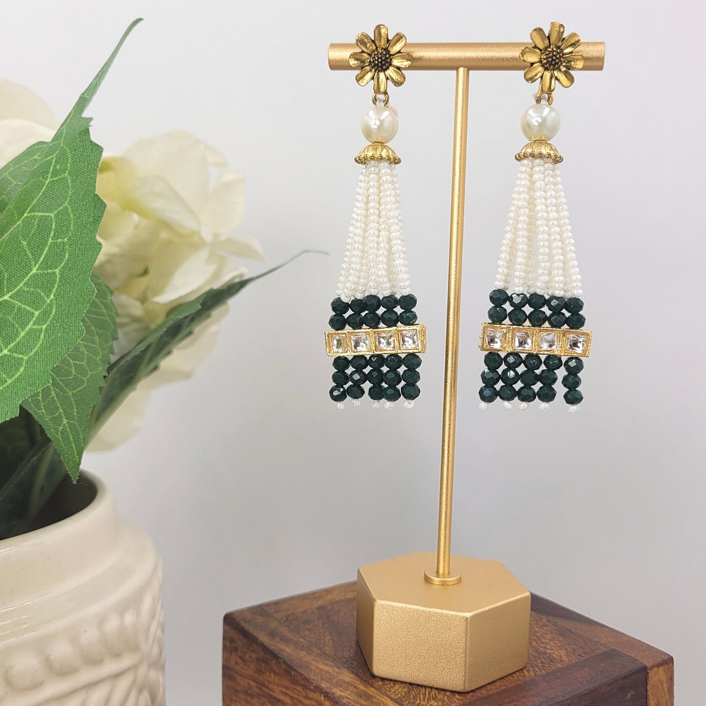 GREEN REKHA CHOKER SET