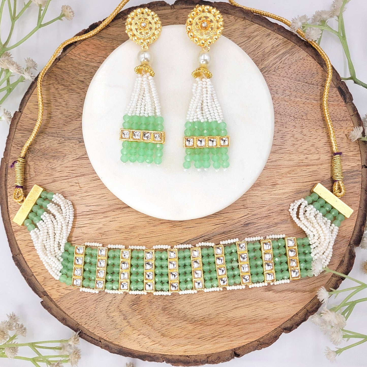 MINT CHARVITA CHOKER SET