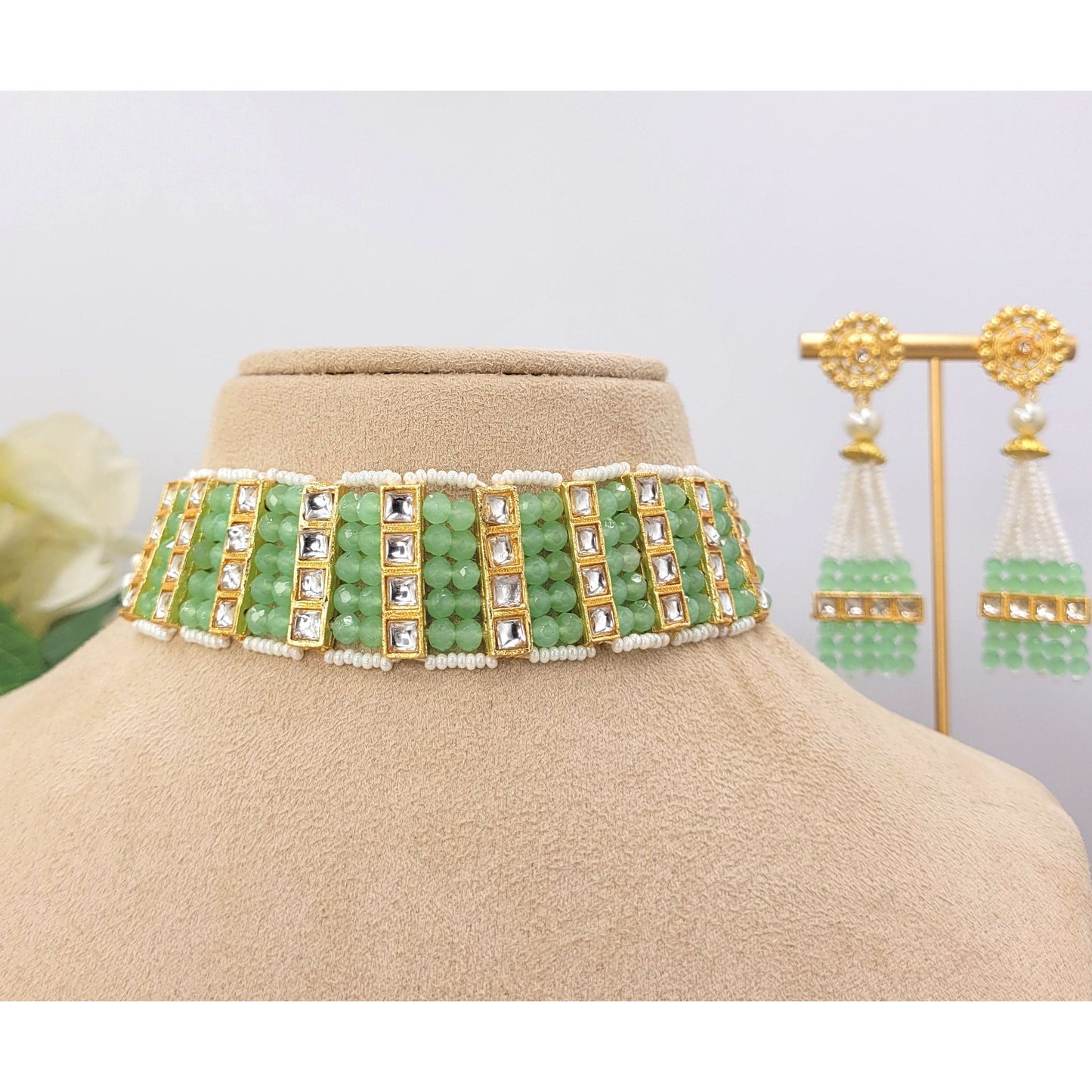 MINT CHARVITA CHOKER SET