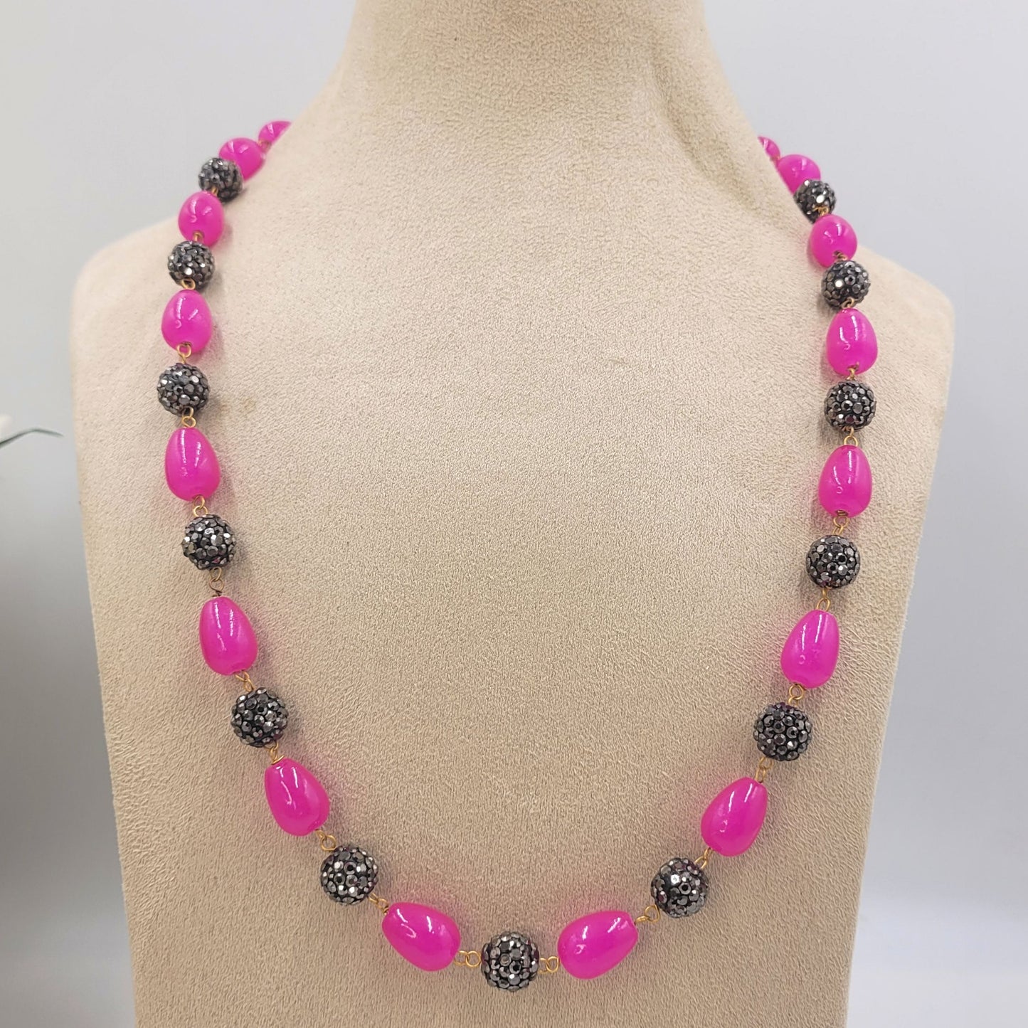 PINK JUILEE NECKLACE SET