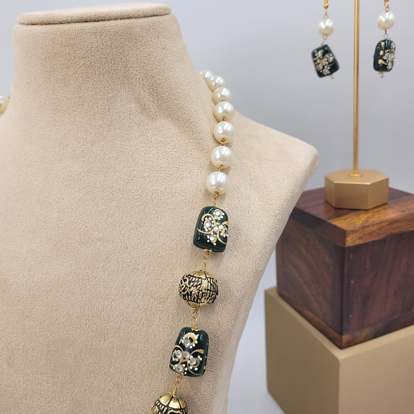 GREEN MIMI NECKLACE SET
