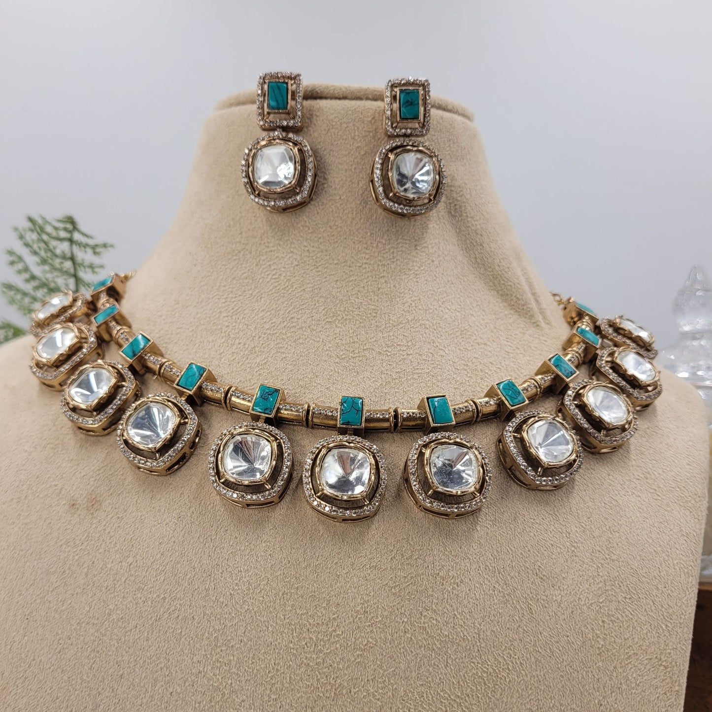 BLUE NAGMA NECKLACE SET