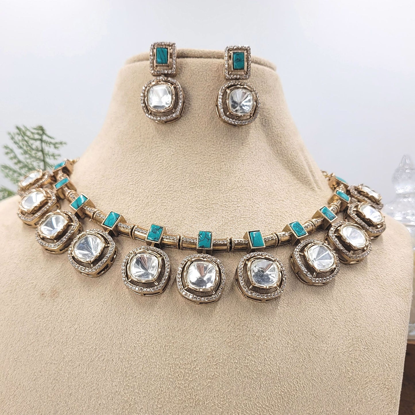 BLUE NAGMA NECKLACE SET