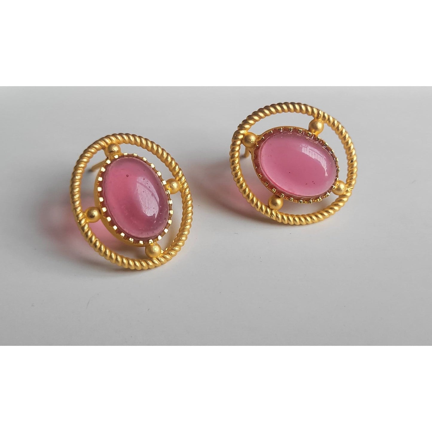 PINK PARUL STUDS