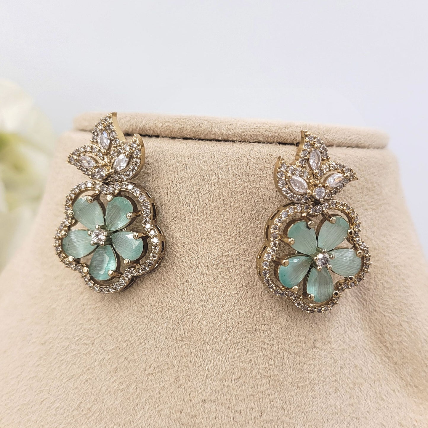 MINT GREEN MILA NECKLACE SET