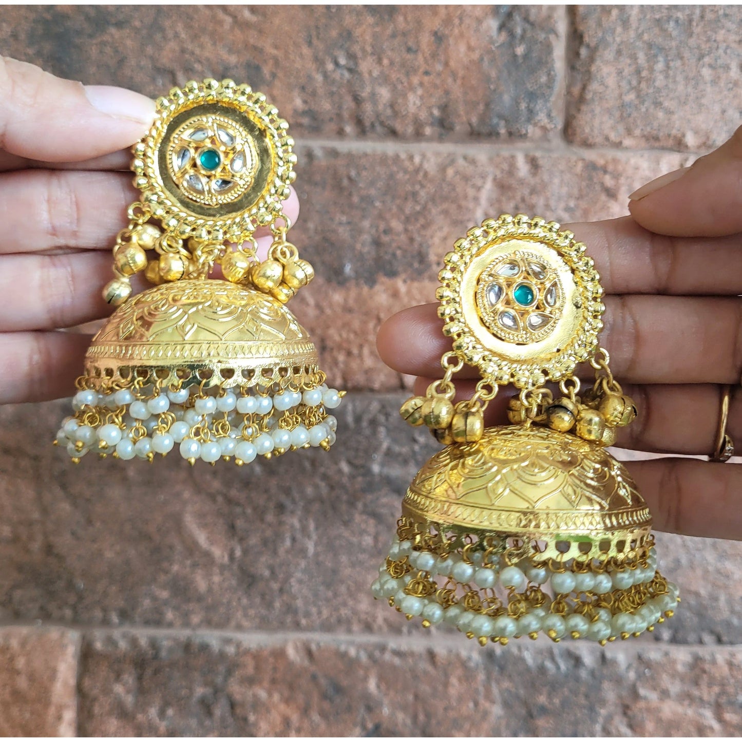 GOLDEN ARISA JHUMKA
