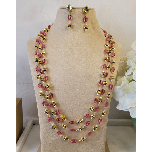 PINK RASHMITA NECKLACE