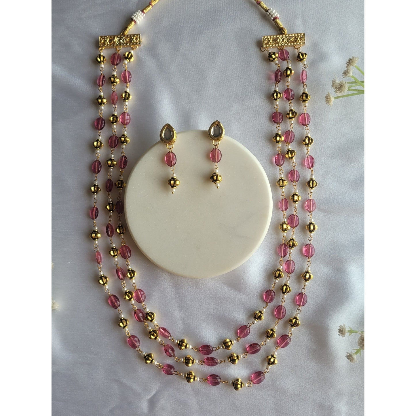 PINK RASHMITA NECKLACE