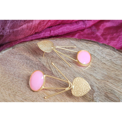 PINK KIARA DANGLERS