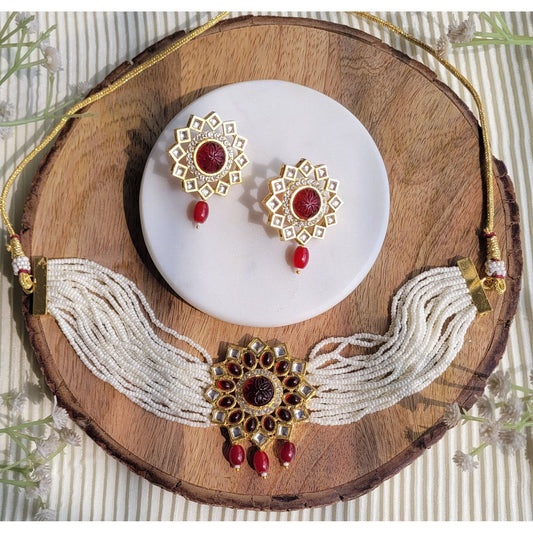 MAROON  AASHI CHOKER