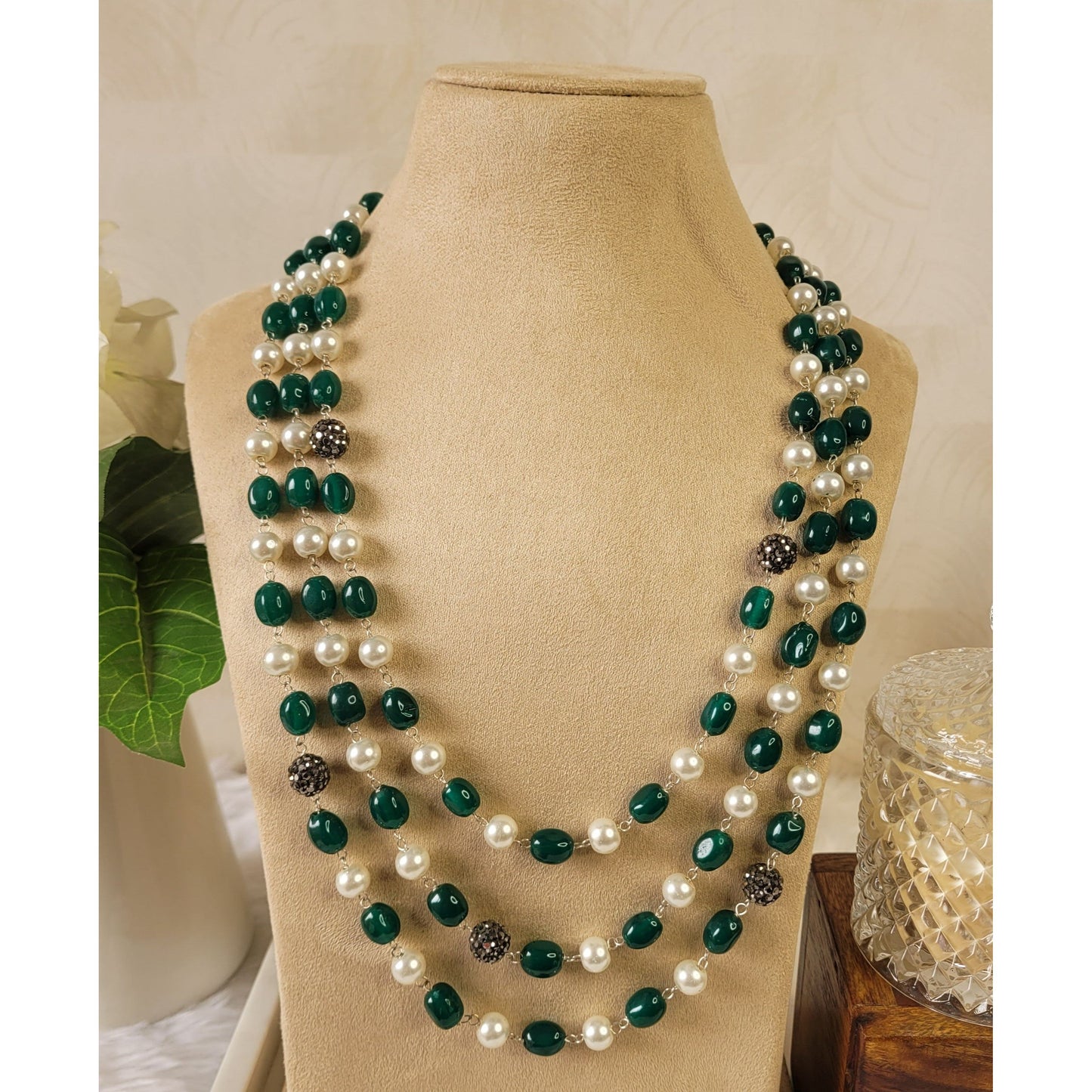 GREEN GINI NECKLACE