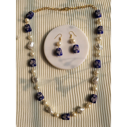BLUE ZEENAT NECKLACE