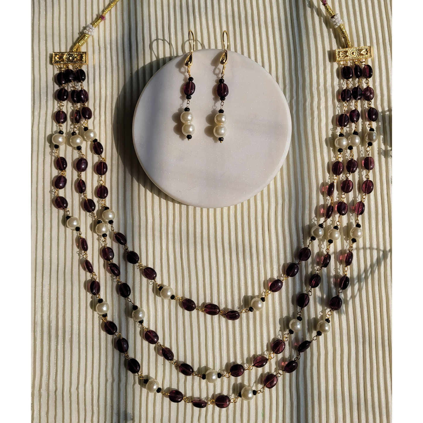 PURPLE BINNI NECKLACE