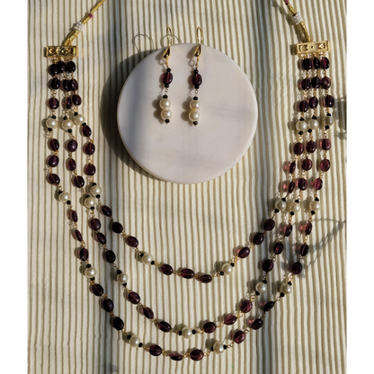 PURPLE BINNI NECKLACE