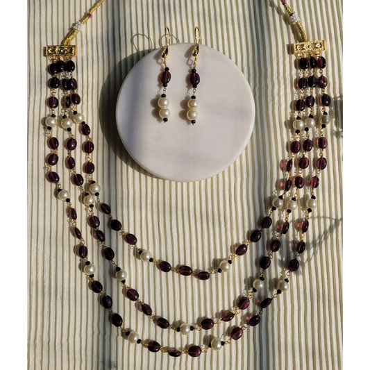 PURPLE BINNI NECKLACE