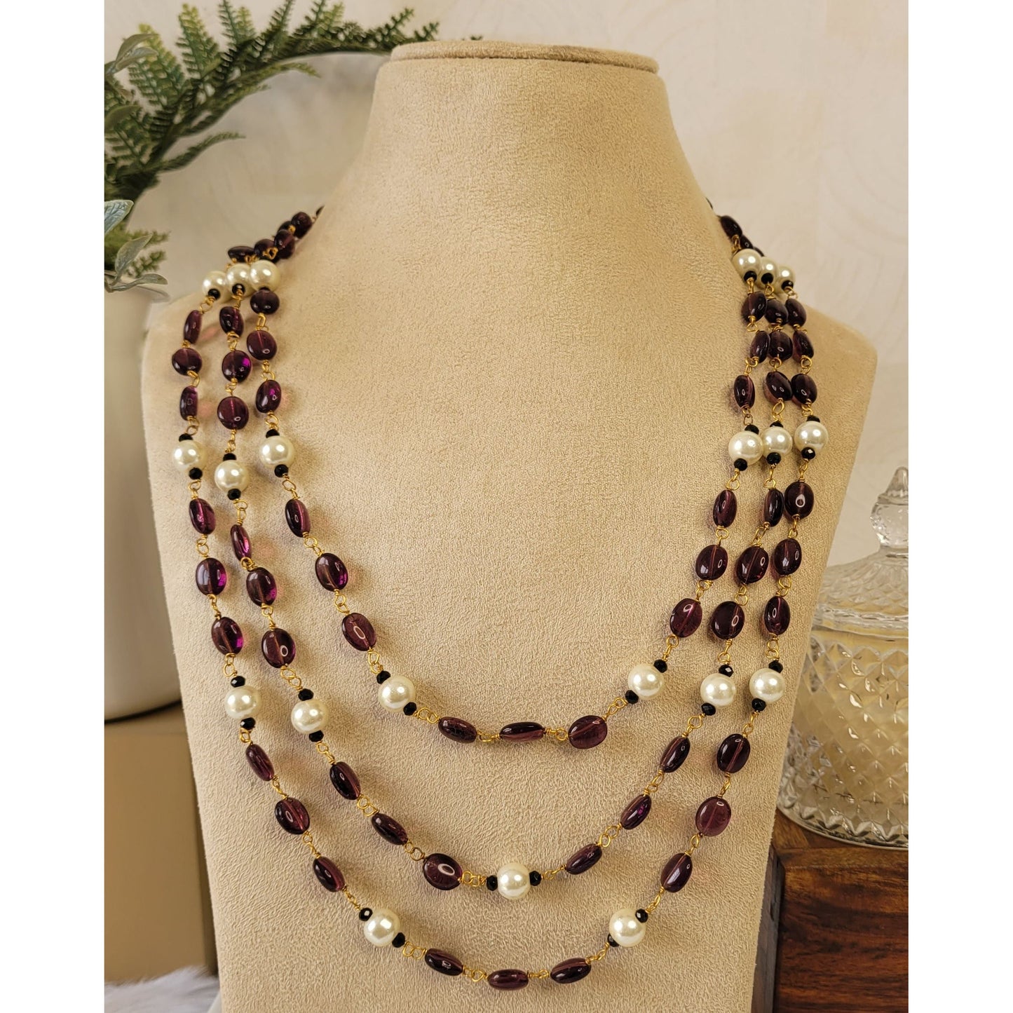PURPLE BINNI NECKLACE