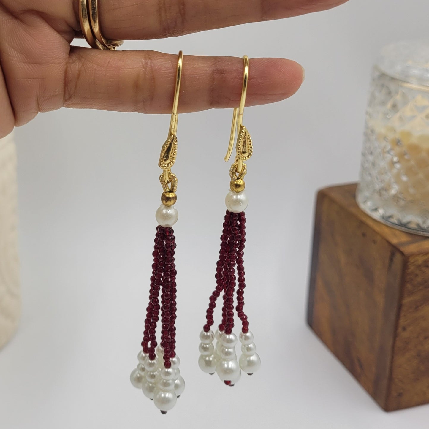 MAROON ASHIMA NECKLACE SET