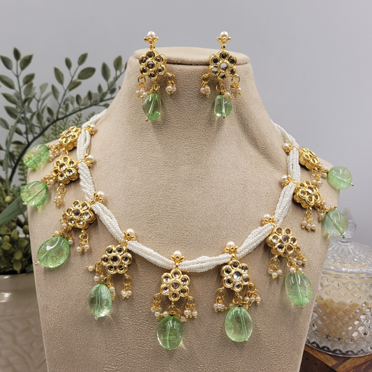 MINT ALANKRITA NECKLACE SET