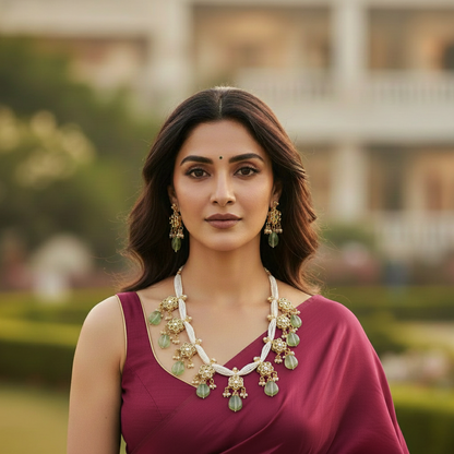 MINT ALANKRITA NECKLACE SET