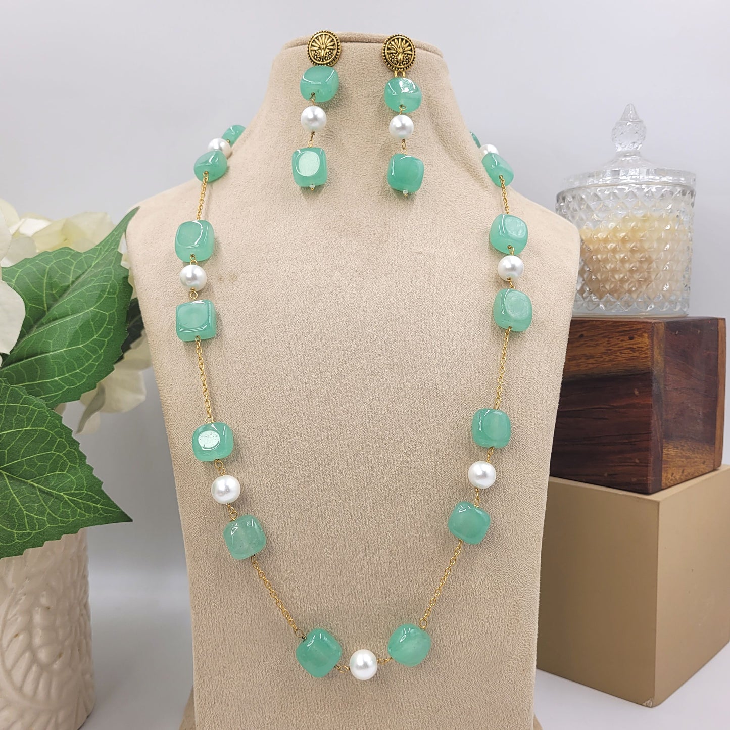 MINT PADMINI NECKLACE SET