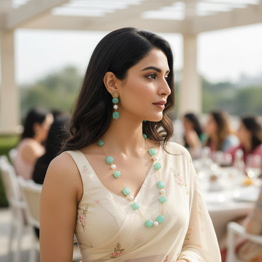 MINT PADMINI NECKLACE SET
