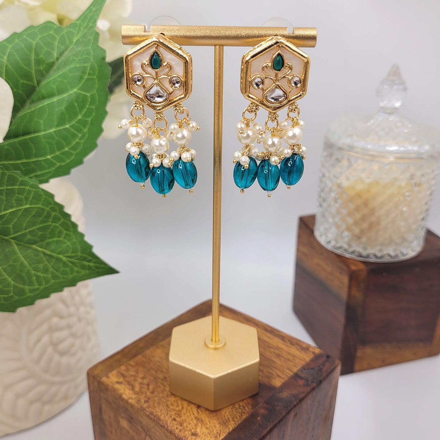 GREEN SUNEHRI NECKLACE