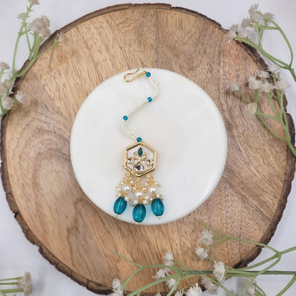GREEN SUNEHRI NECKLACE