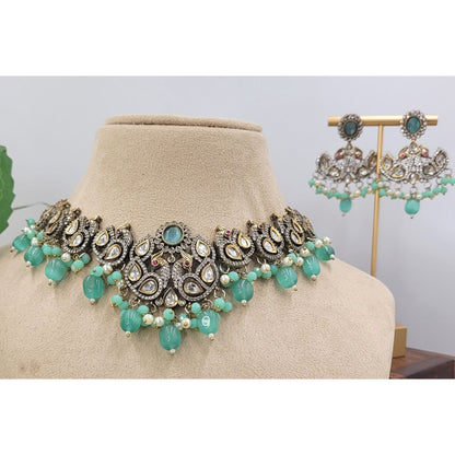 MINT SHRAVYA NECKLACE SET
