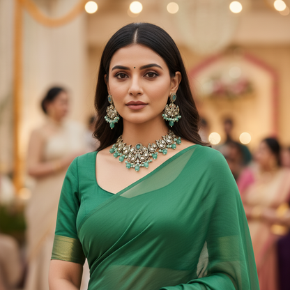 MINT SHRAVYA NECKLACE SET