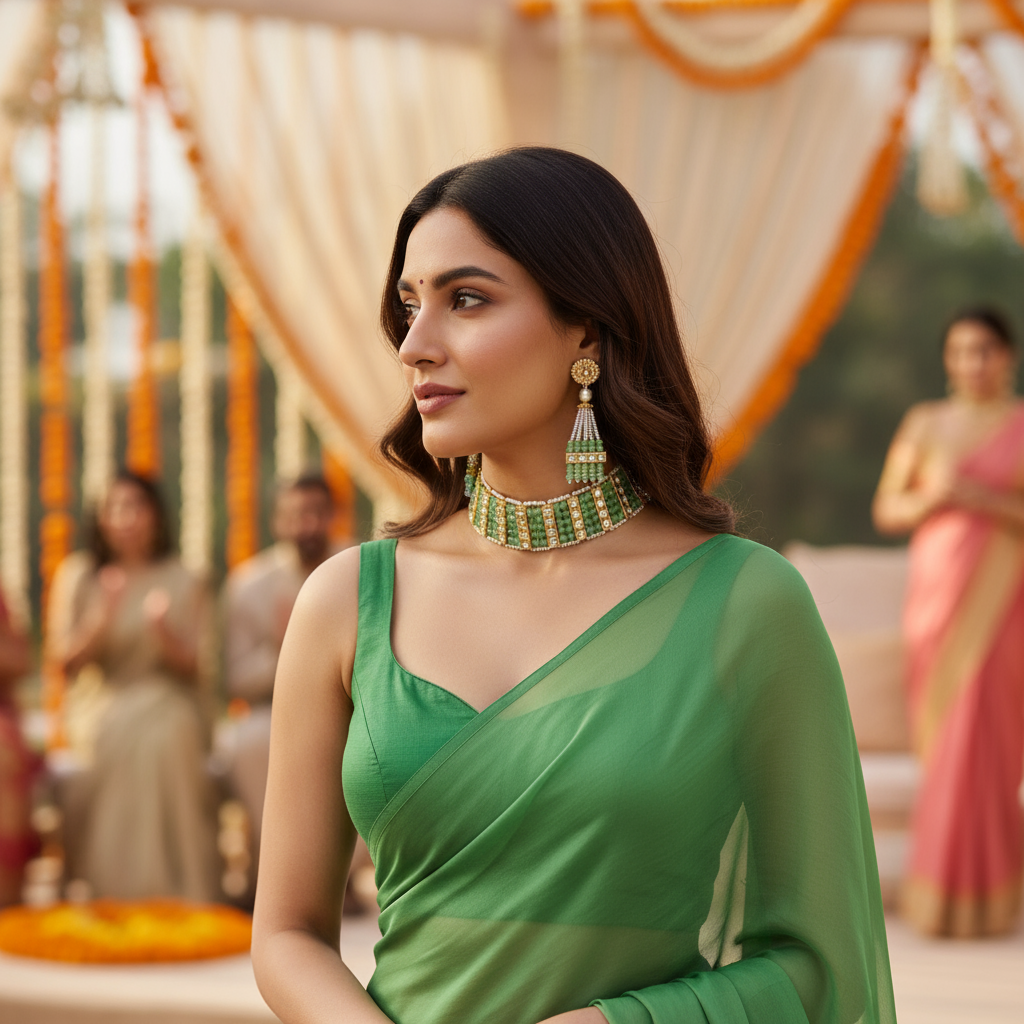 MINT CHARVITA CHOKER SET