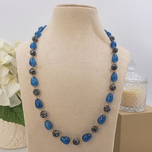 BLUE KANHAI NECKLACE SET