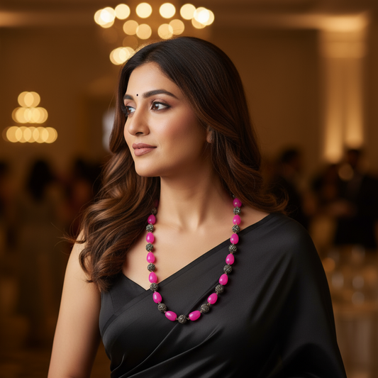 PINK JUILEE NECKLACE SET