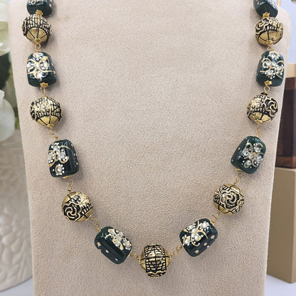 GREEN MIMI NECKLACE SET