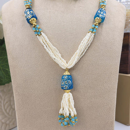 BLUE LEYLA NECKLACE SET