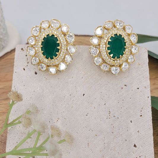 GREEN TASHI STUDS