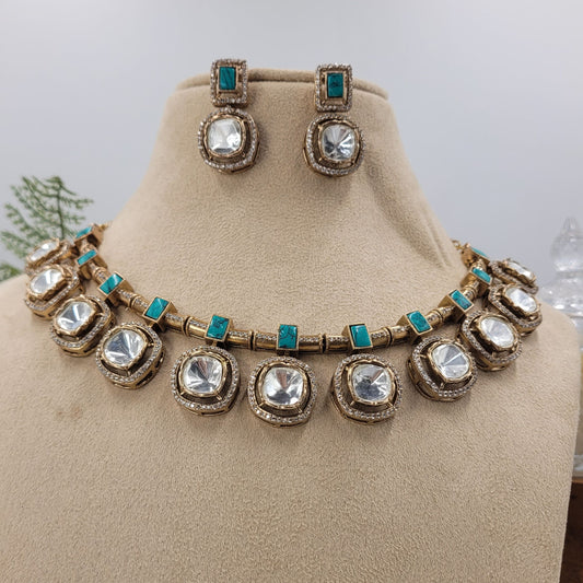 BLUE NAGMA NECKLACE SET