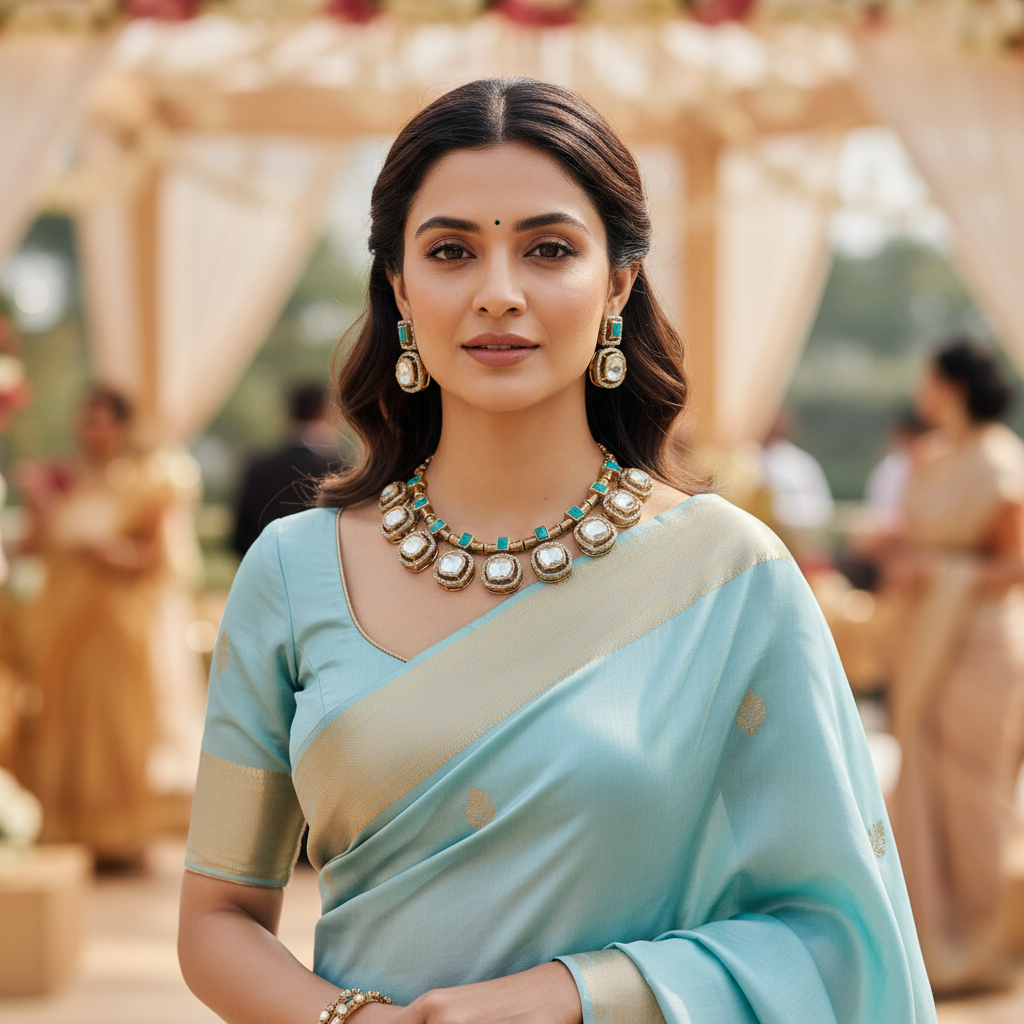 BLUE NAGMA NECKLACE SET