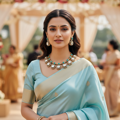 BLUE NAGMA NECKLACE SET
