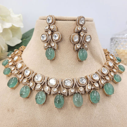 MINT GREEN INARA NECKLACE SET