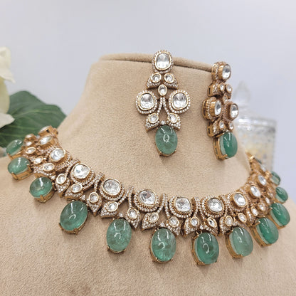MINT GREEN INARA NECKLACE SET