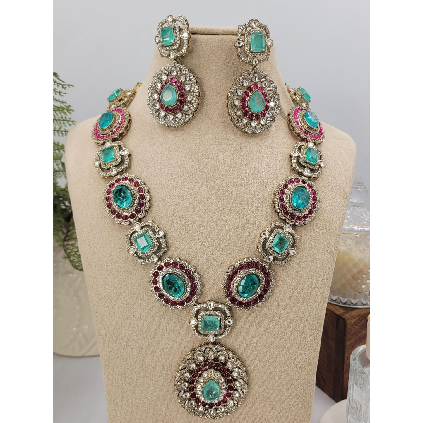 MINT RUBY ZIVA NECKLACE SET