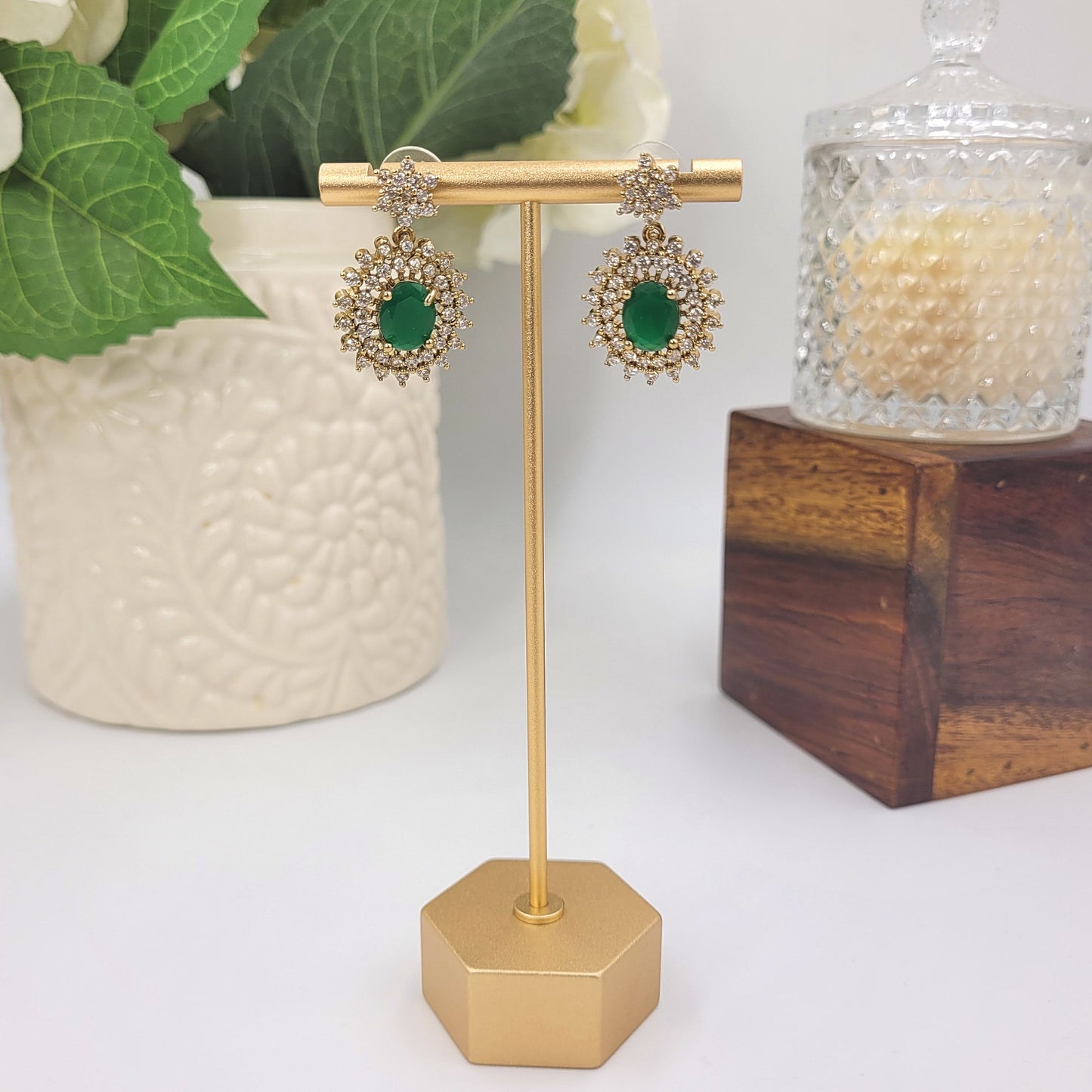 PINK GREEN SUVARNA NECKLACE SET