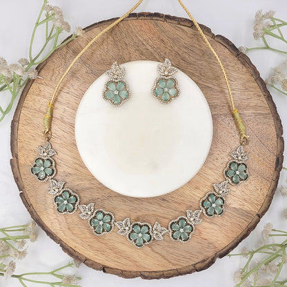 MINT GREEN MILA NECKLACE SET