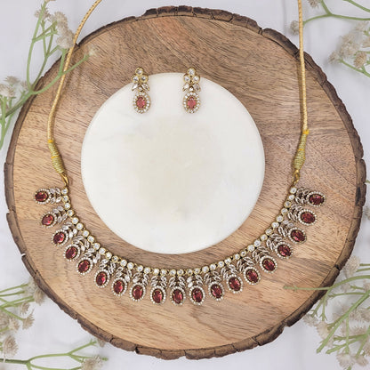 PINK SNIGDHA NECKLACE SET