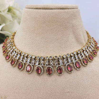 PINK SNIGDHA NECKLACE SET